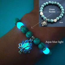 Load image into Gallery viewer, Natural Stone Yoga Healing Luminous Glow-In-the-Dark Bracelet