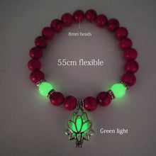 Load image into Gallery viewer, Natural Stone Yoga Healing Luminous Glow-In-the-Dark Bracelet
