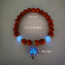 Load image into Gallery viewer, Natural Stone Yoga Healing Luminous Glow-In-the-Dark Bracelet