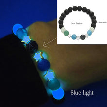 Load image into Gallery viewer, Natural Stone Yoga Healing Luminous Glow-In-the-Dark Bracelet