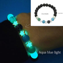 Load image into Gallery viewer, Natural Stone Yoga Healing Luminous Glow-In-the-Dark Bracelet
