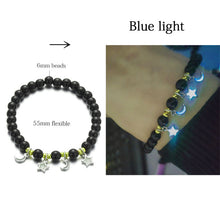 Load image into Gallery viewer, Natural Stone Yoga Healing Luminous Glow-In-the-Dark Bracelet