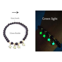 Load image into Gallery viewer, Natural Stone Yoga Healing Luminous Glow-In-the-Dark Bracelet