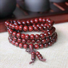 Load image into Gallery viewer, Natural Sandalwood Meditation Mala Bracelet for Men and Women. Free shipping!
