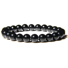 Load image into Gallery viewer, Handmade Stretch Natural Agate Lava Stone Black Reiki Chakra  Beads Bracelets for Men and Women
